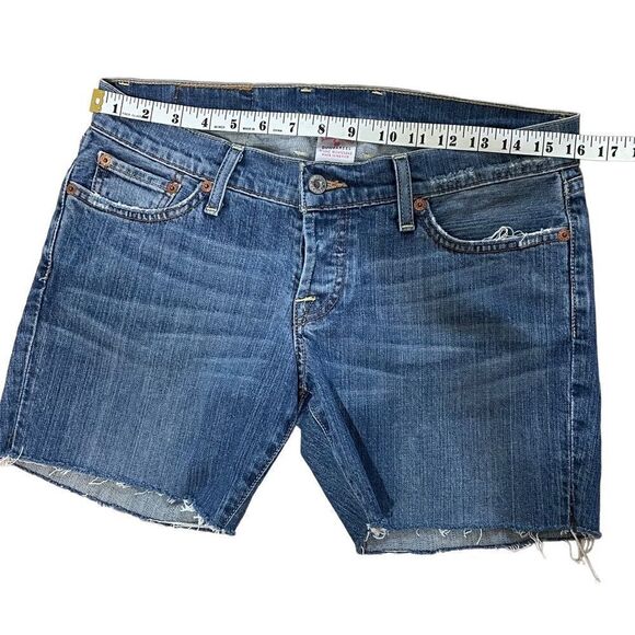 Lucky Brand Dungarees by Gene Montesano Sweet Dream Bermuda Short Size 6/28 - Picture 5 of 6
